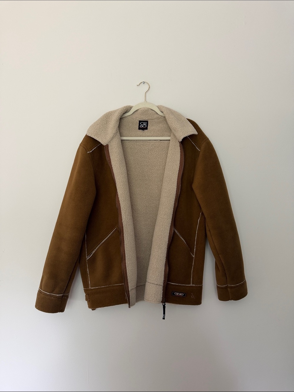 Vintage Y2K Sherpa-Lined Jacket